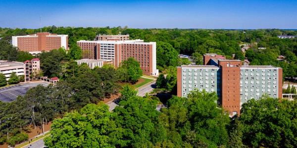 Dorms University of Georgia Panoramic Aerial View   Athens GA 0843 by Sanjeev Singhal